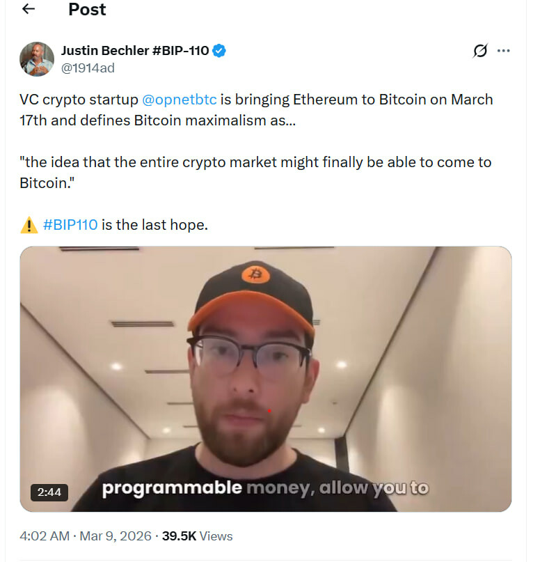 Биткоин получил нативный DeFi: OP_NET запустился в мейннете